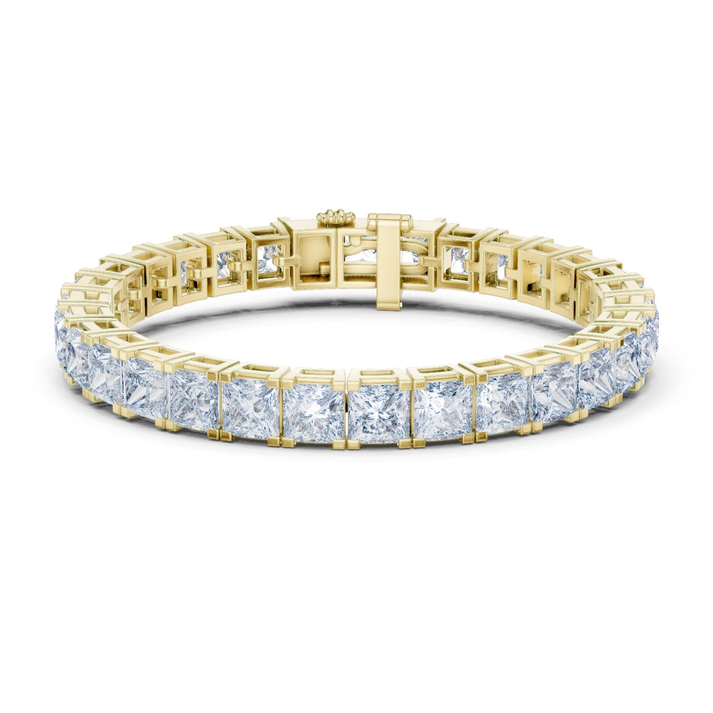 Princess Tennis Lab Grown Diamond Bracelet