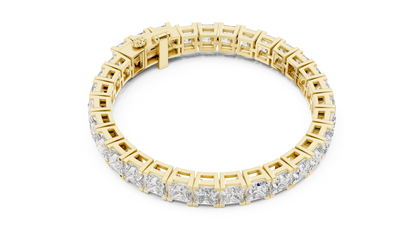 Princess Tennis Lab Grown Diamond Bracelet