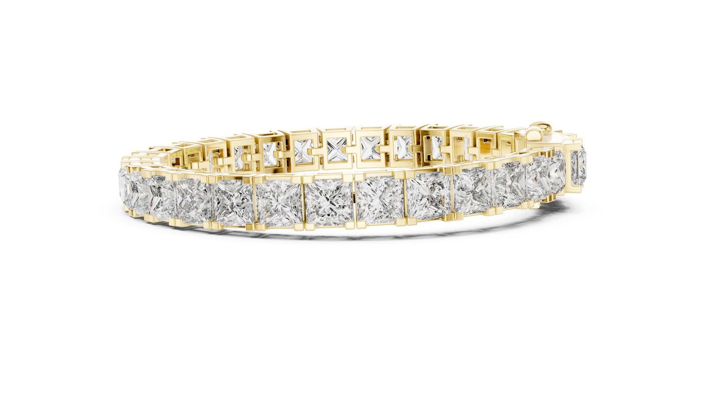 Princess Tennis Lab Grown Diamond Bracelet
