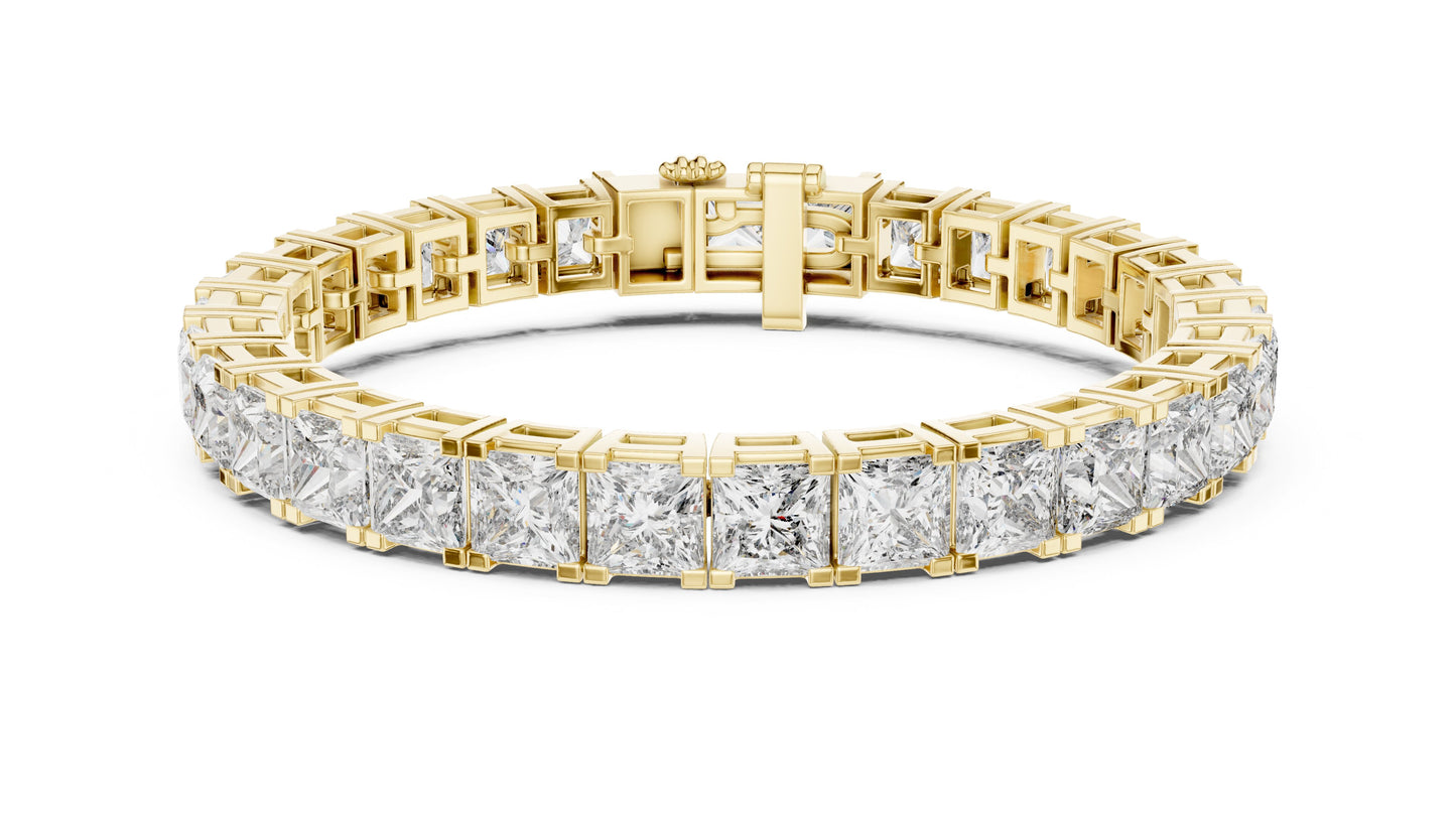 Princess Tennis Lab Grown Diamond Bracelet