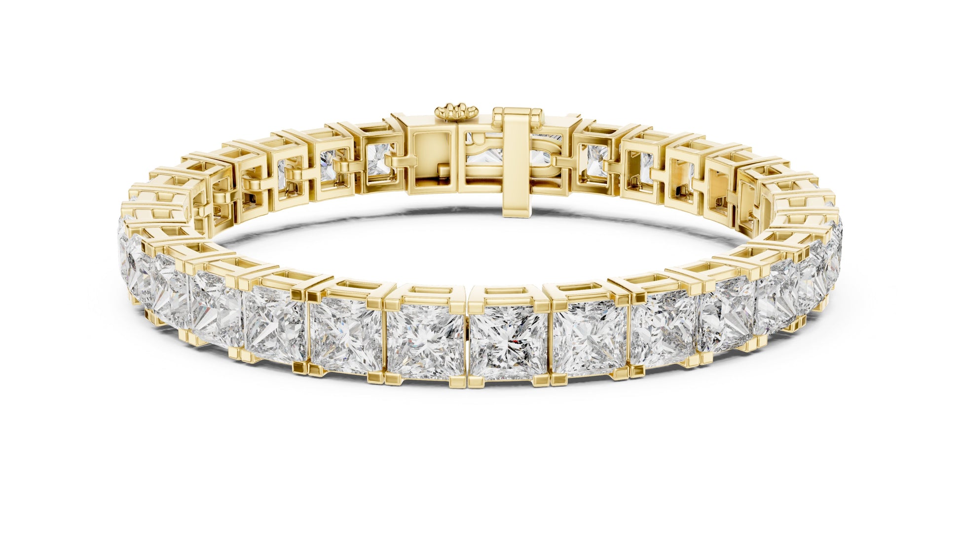 Princess Tennis Lab Grown Diamond Bracelet