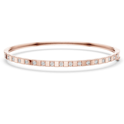 Round Bangle Lab Grown Diamond Bracelet