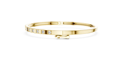 Round Bangle Lab Grown Diamond Bracelet