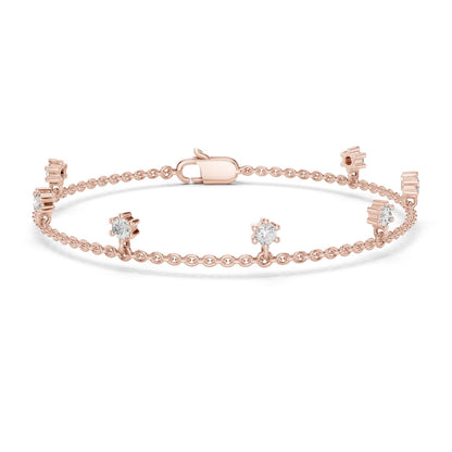 Emerald Station Lab Grown Diamond Bracelet