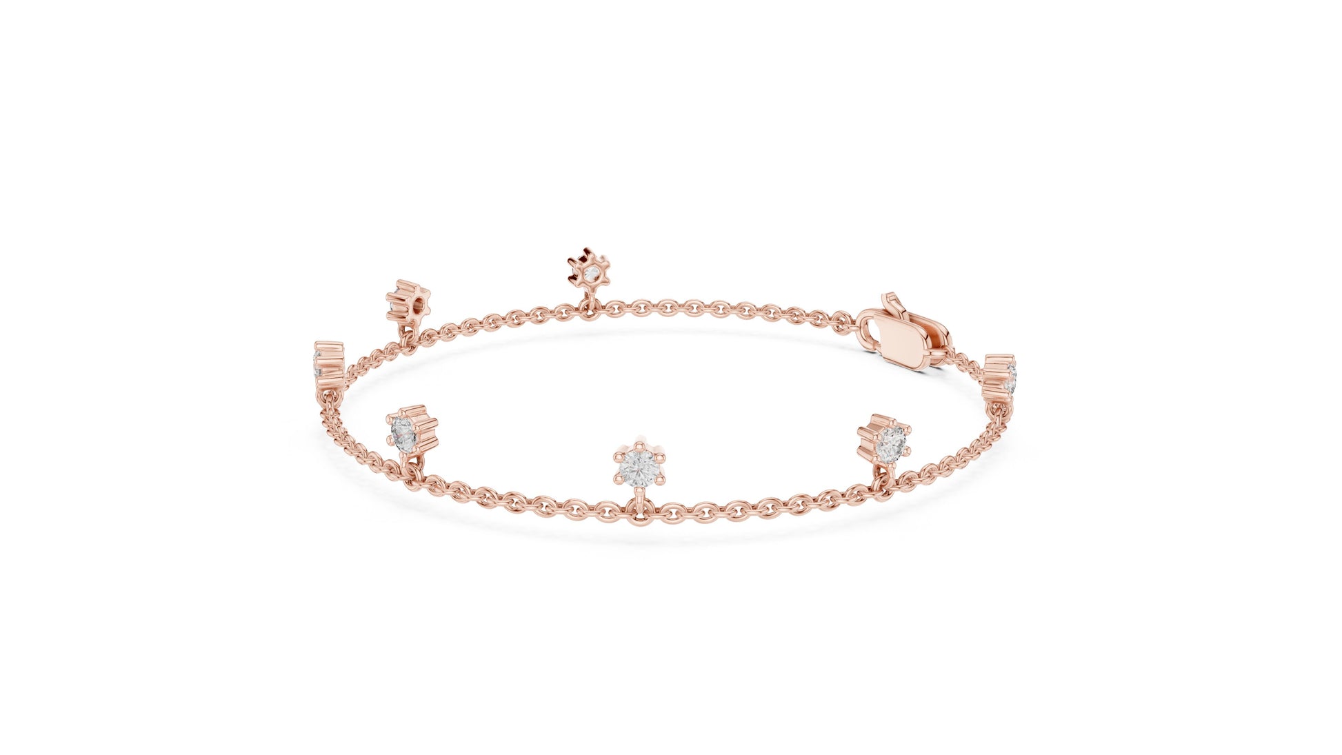 Emerald Station Lab Grown Diamond Bracelet