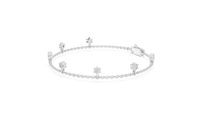 Emerald Station Lab Grown Diamond Bracelet