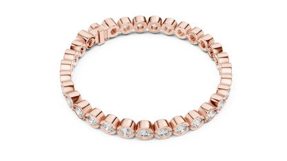 Round Tennis Lab Grown Diamond Bracelet