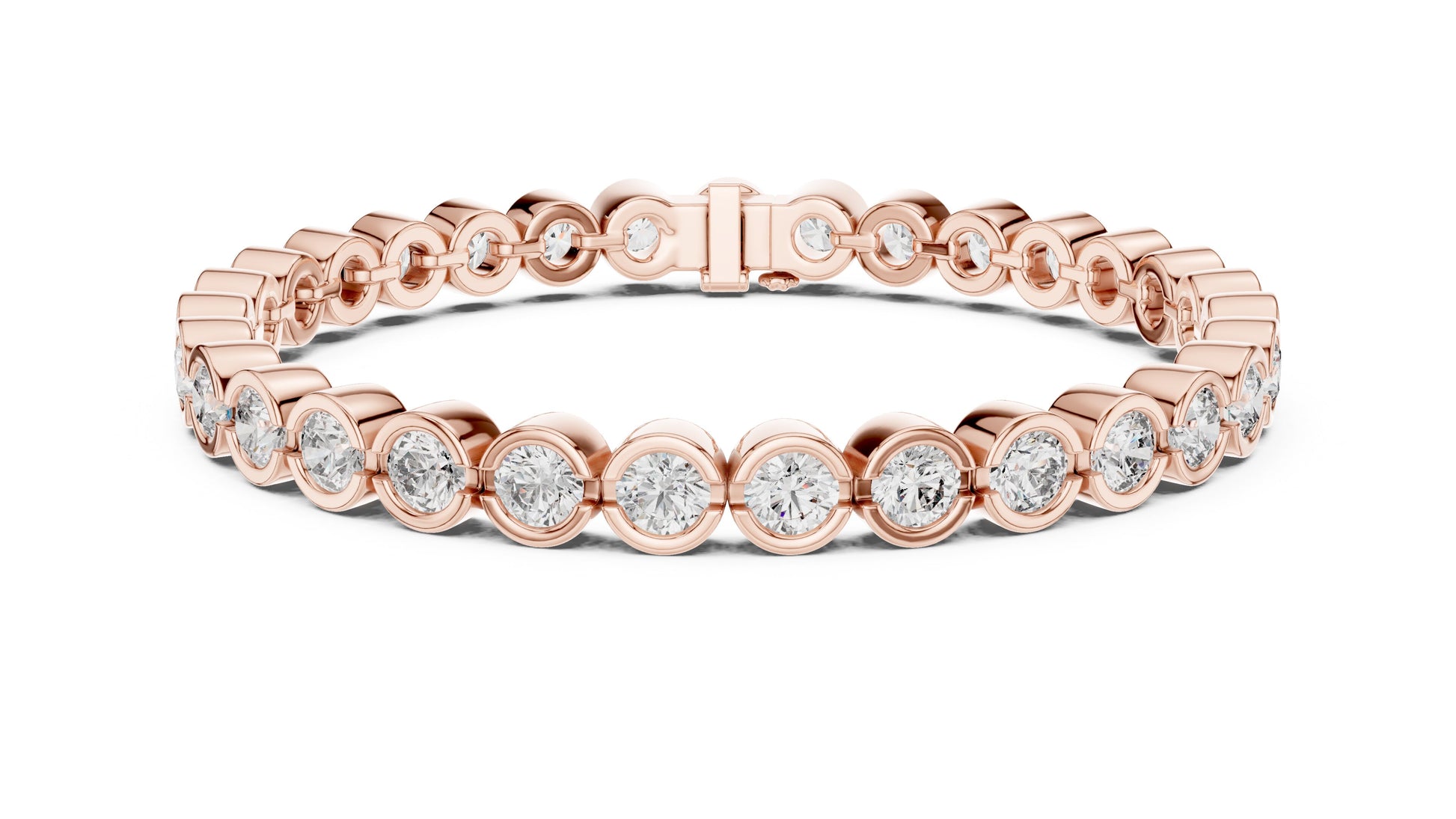 Round Tennis Lab Grown Diamond Bracelet
