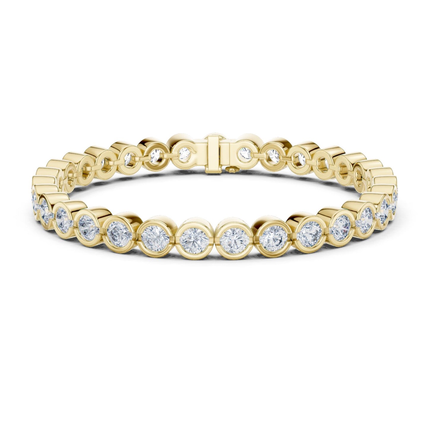 Round Tennis Lab Grown Diamond Bracelet
