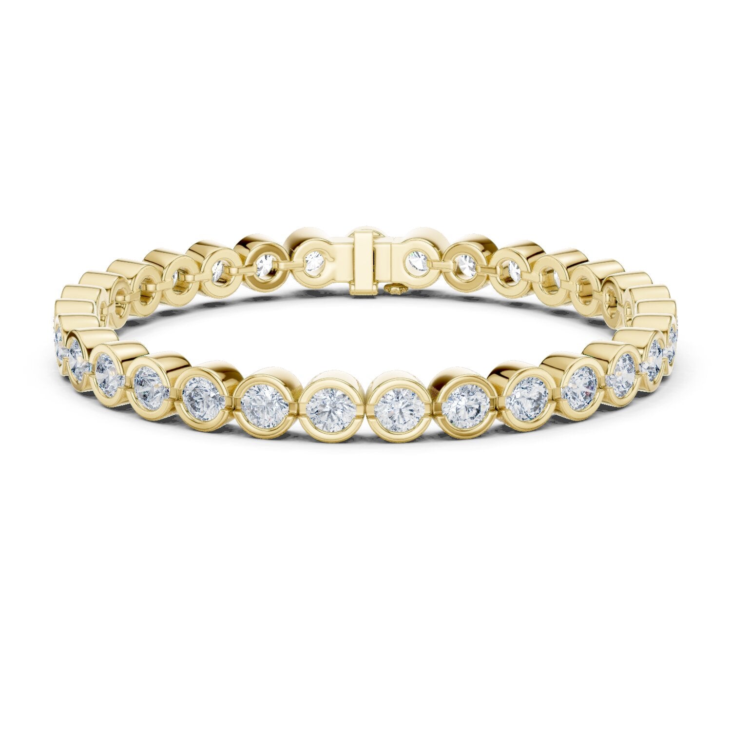 Round Tennis Lab Grown Diamond Bracelet