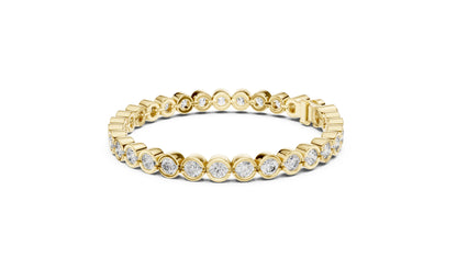 Round Tennis Lab Grown Diamond Bracelet