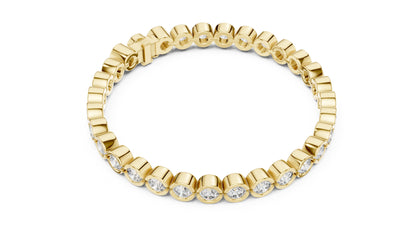 Round Tennis Lab Grown Diamond Bracelet