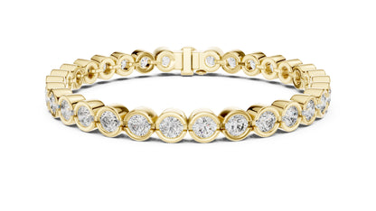 Round Tennis Lab Grown Diamond Bracelet
