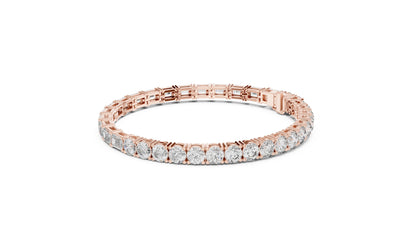 Round Tennis Lab Grown Diamond Bracelet