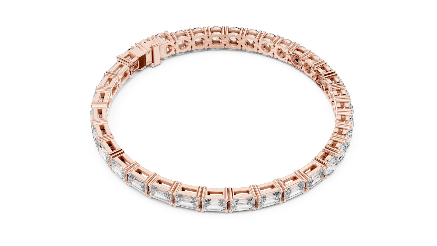 Round Tennis Lab Grown Diamond Bracelet