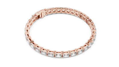 Round Tennis Lab Grown Diamond Bracelet