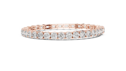 Round Tennis Lab Grown Diamond Bracelet