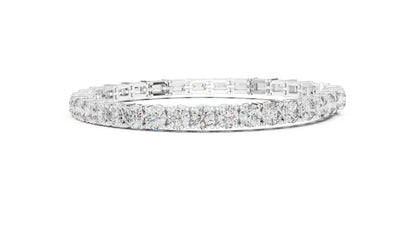 Round Tennis Lab Grown Diamond Bracelet