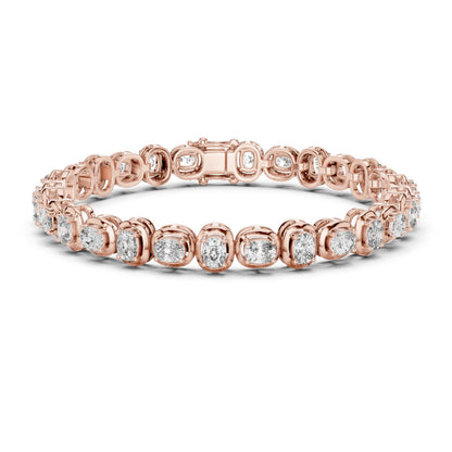 Round Tennis Lab Grown Diamond Bracelet