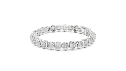 Round Tennis Lab Grown Diamond Bracelet