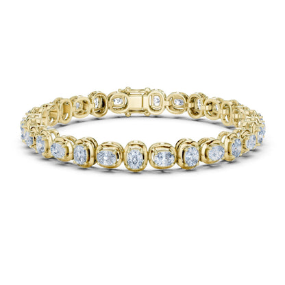 Round Tennis Lab Grown Diamond Bracelet