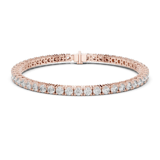 Round Tennis Lab Grown Diamond Bracelet