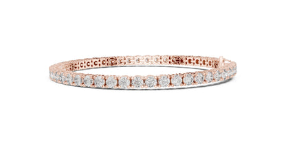Round Tennis Lab Grown Diamond Bracelet