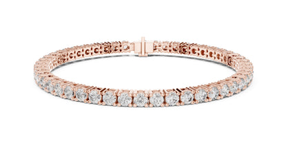 Round Tennis Lab Grown Diamond Bracelet