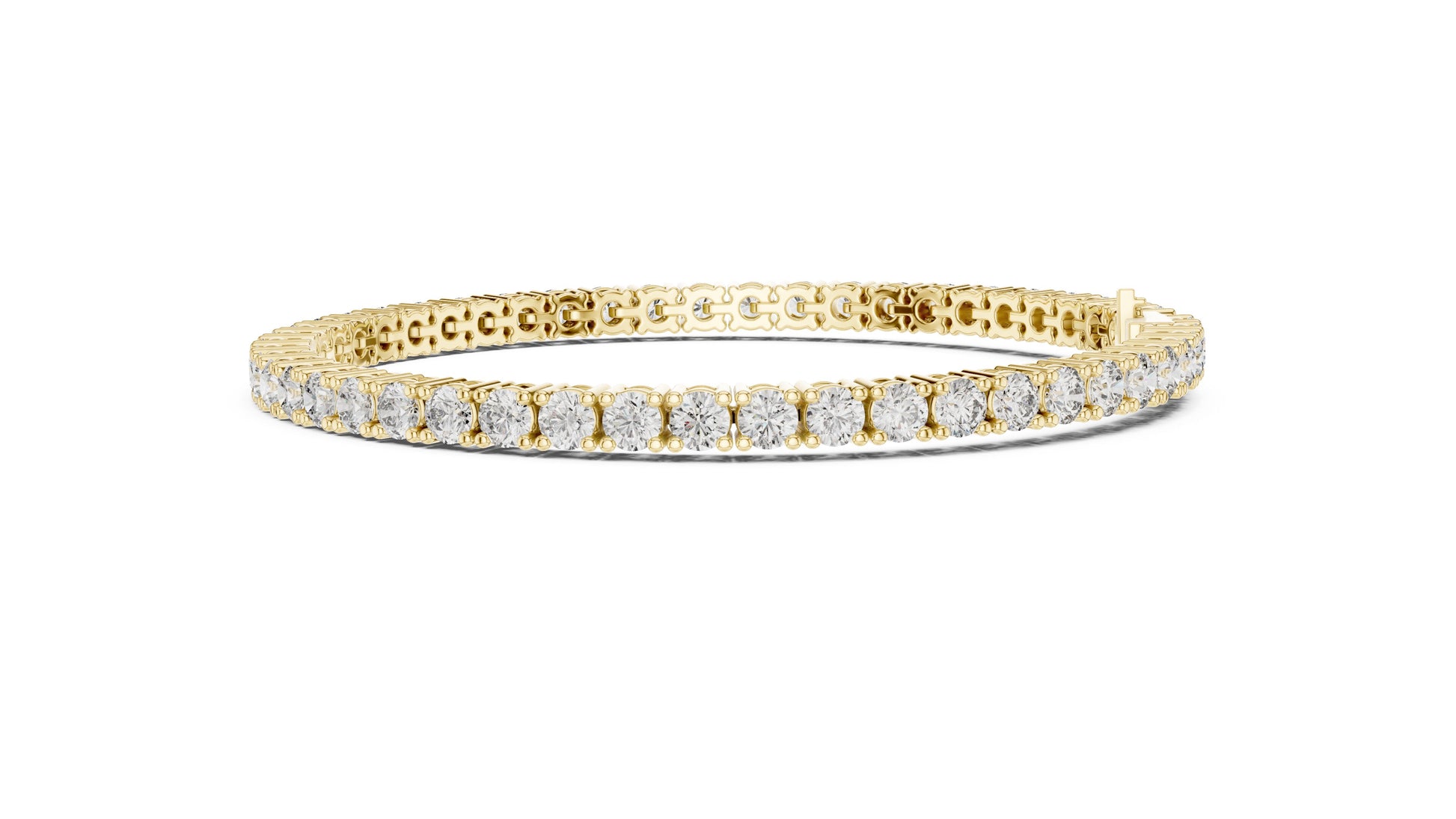 Round Tennis Lab Grown Diamond Bracelet