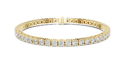 Round Tennis Lab Grown Diamond Bracelet