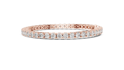 Round Tennis Lab Grown Diamond Bracelet