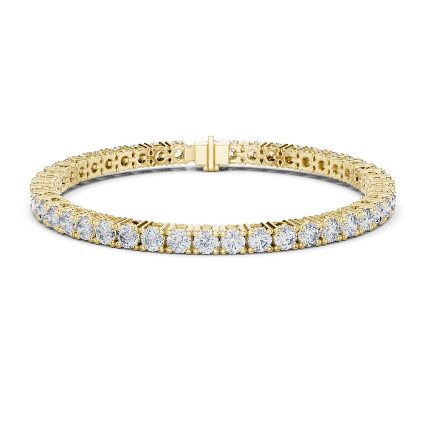 Round Tennis Lab Grown Diamond Bracelet