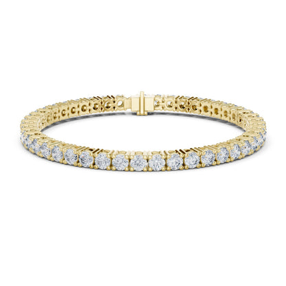 Round Tennis Lab Grown Diamond Bracelet