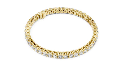 Round Tennis Lab Grown Diamond Bracelet
