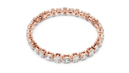 Oval Tennis Lab Grown Diamond Bracelet