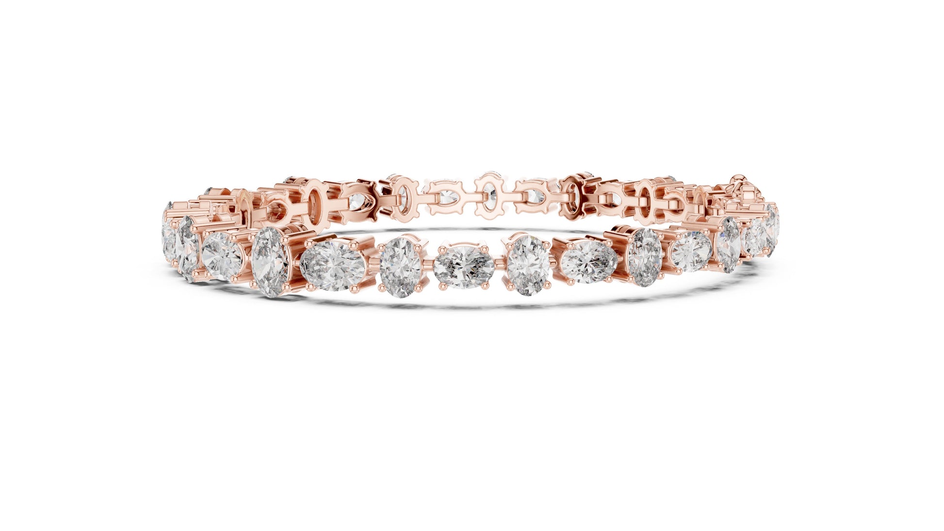 Oval Tennis Lab Grown Diamond Bracelet