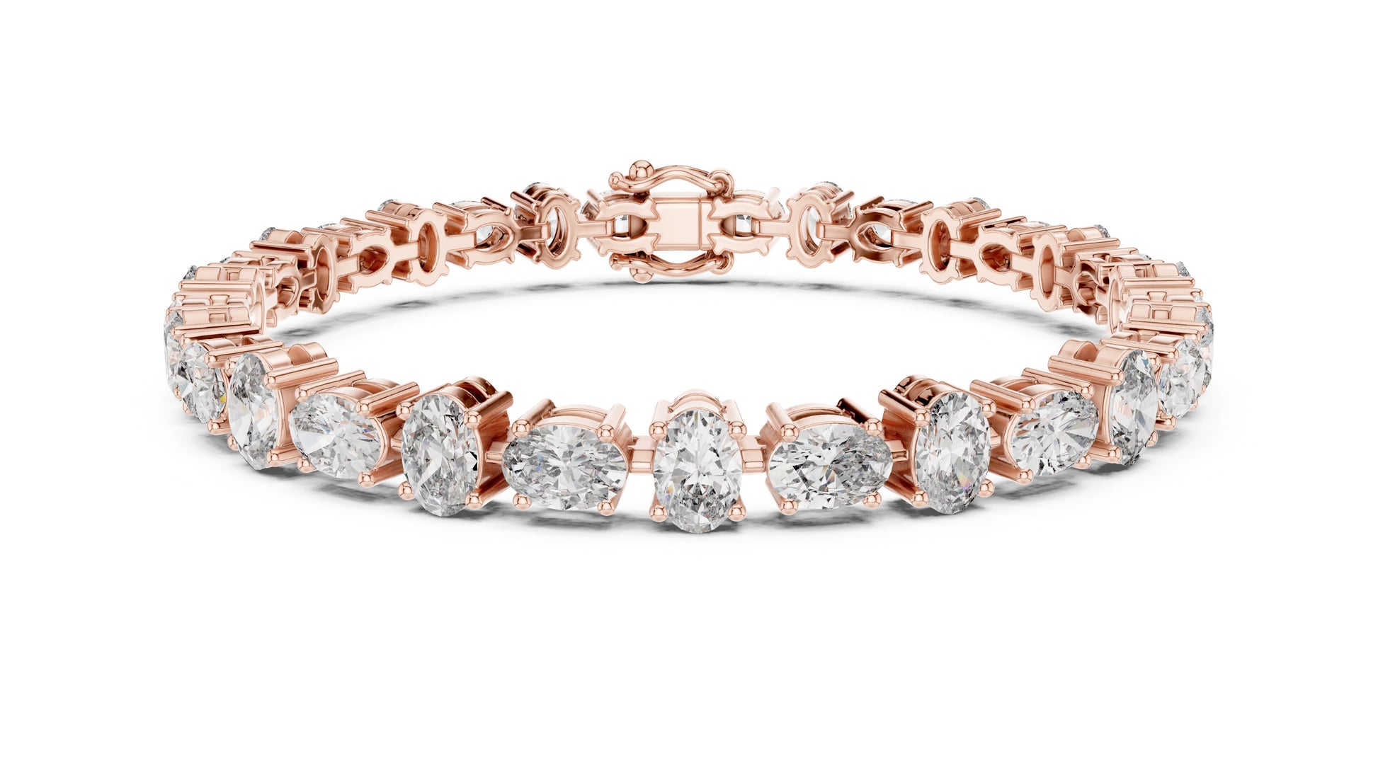 Oval Tennis Lab Grown Diamond Bracelet