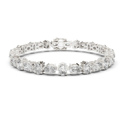 Oval Tennis Lab Grown Diamond Bracelet