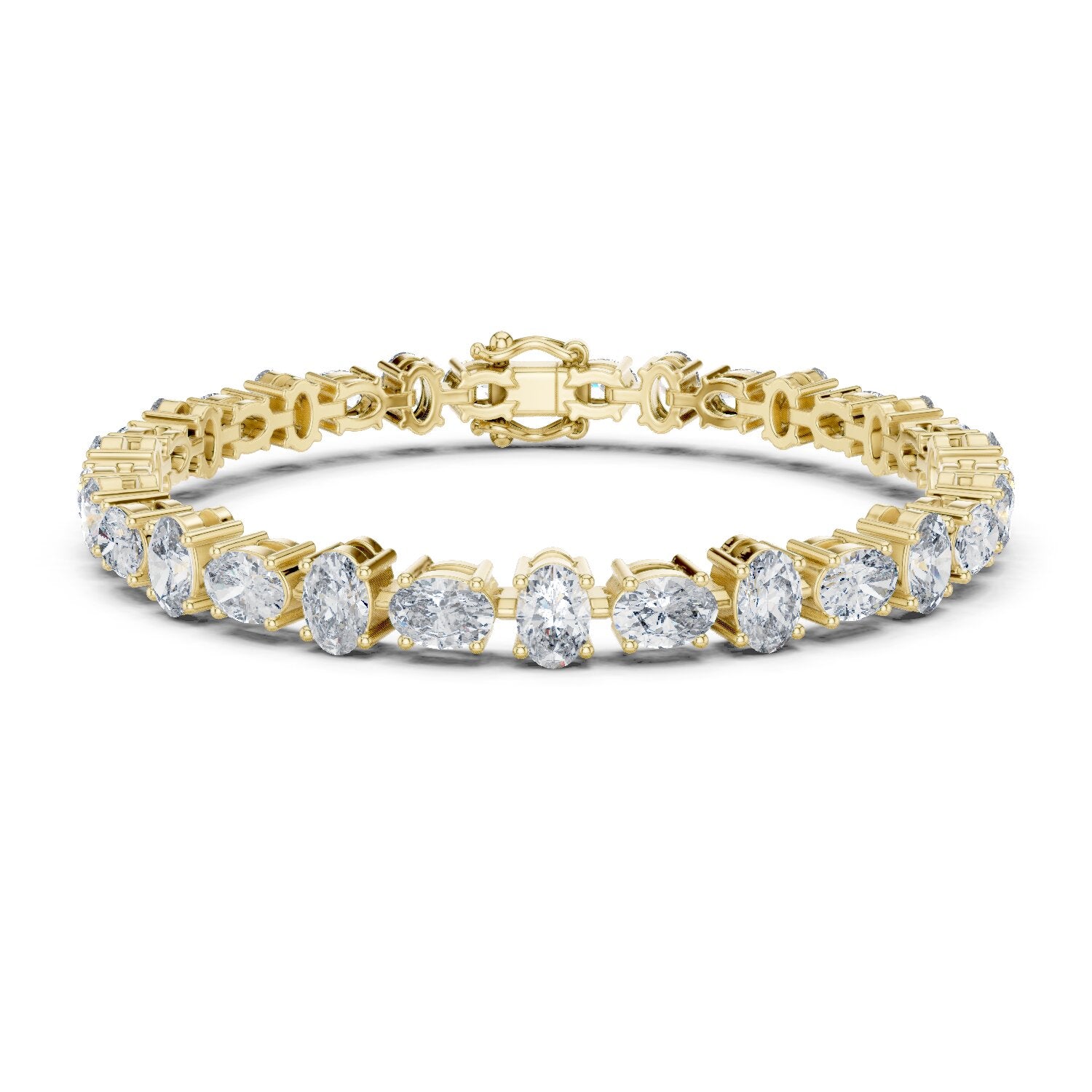 Oval Tennis Lab Grown Diamond Bracelet