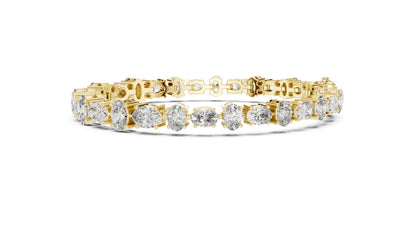 Oval Tennis Lab Grown Diamond Bracelet