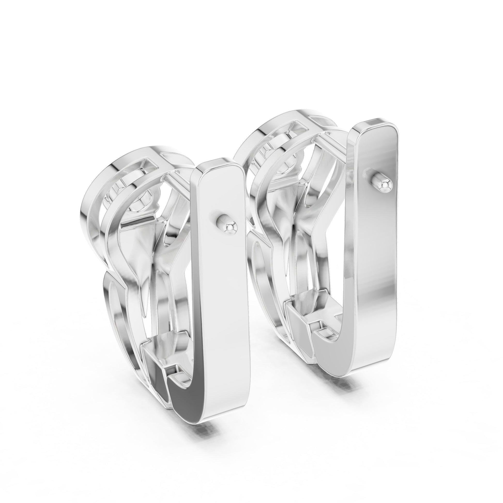 Round Huggie Lab Grown Diamond Earrings