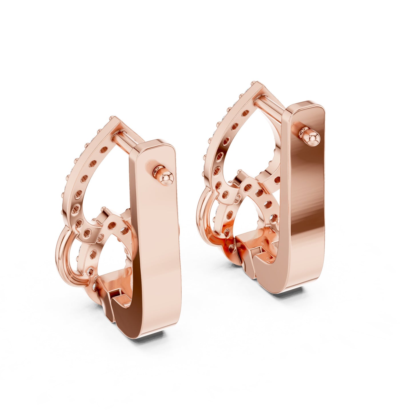 Pear Jacket Lab Grown Diamond Earrings