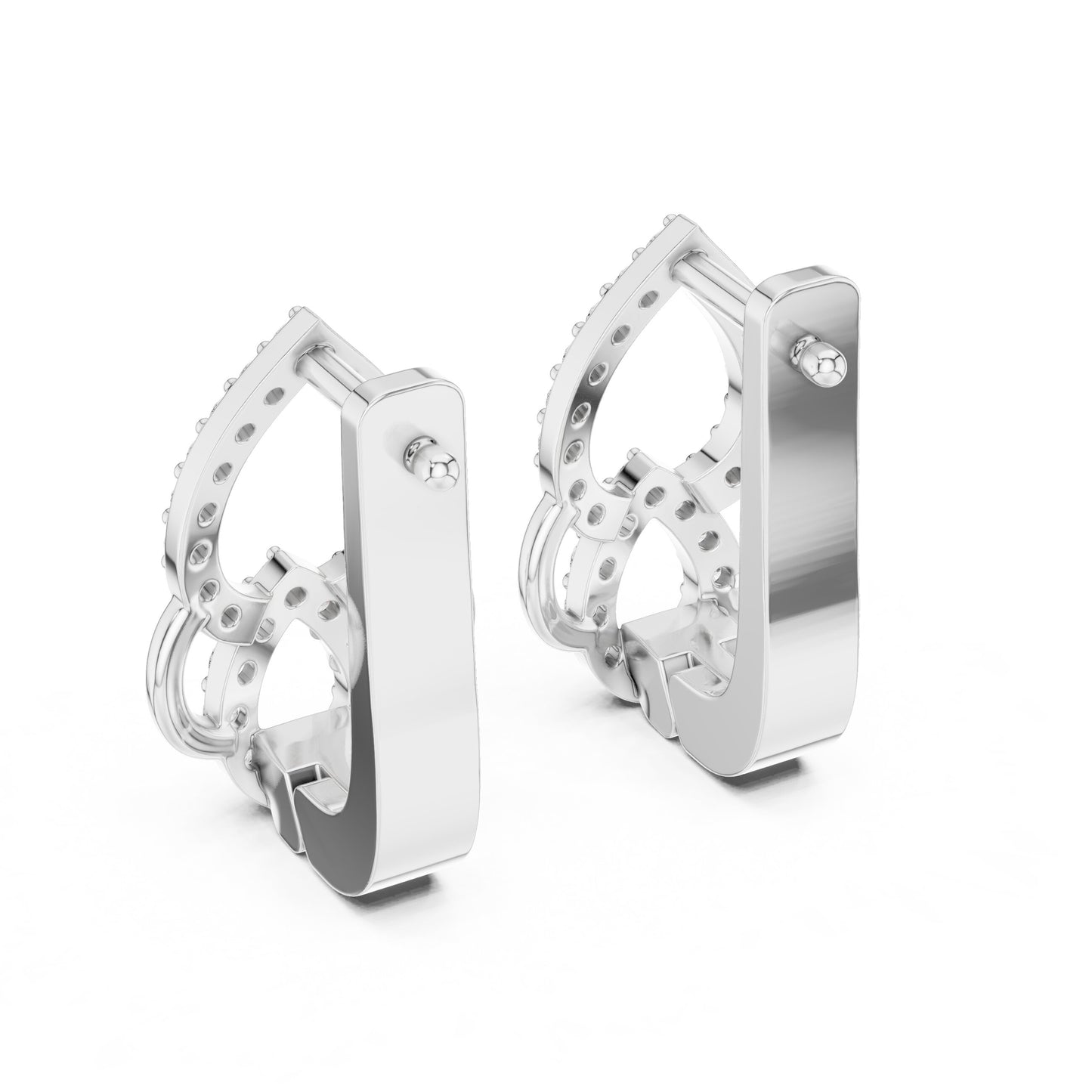 Pear Jacket Lab Grown Diamond Earrings