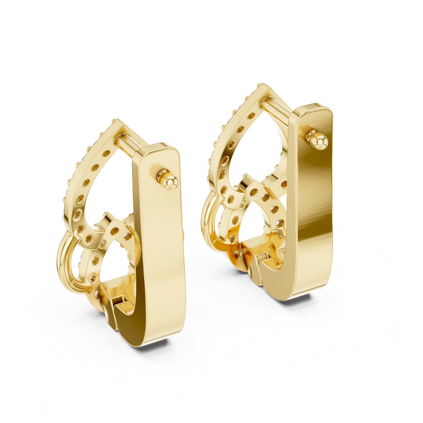 Pear Jacket Lab Grown Diamond Earrings