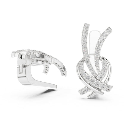 Round Jacket Lab Grown Diamond Earrings