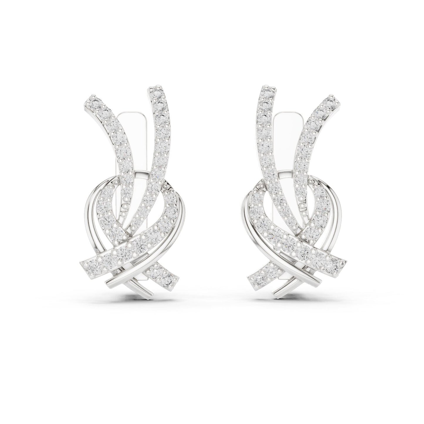 Round Jacket Lab Grown Diamond Earrings