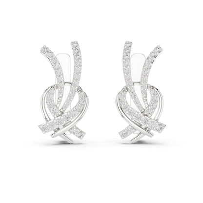 Round Jacket Lab Grown Diamond Earrings