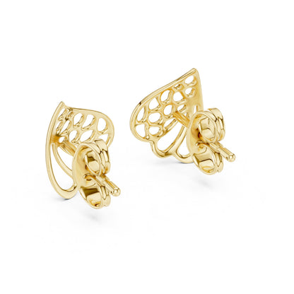 Pear Stud Lab Grown Diamond Earrings