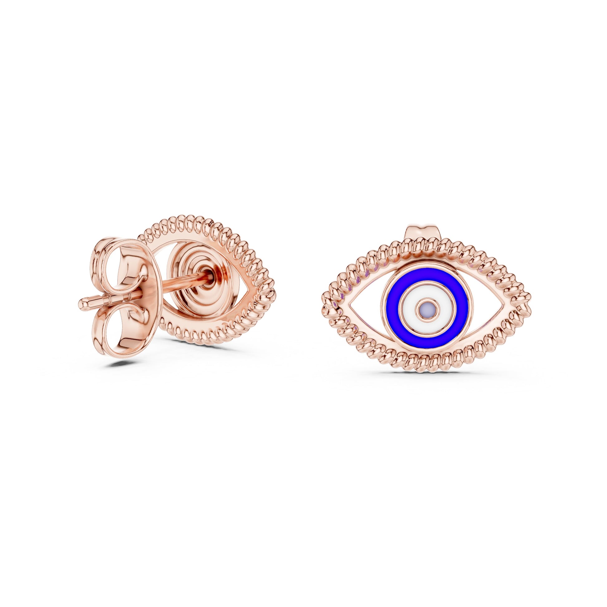 Round Stud Lab Grown Diamond Earrings