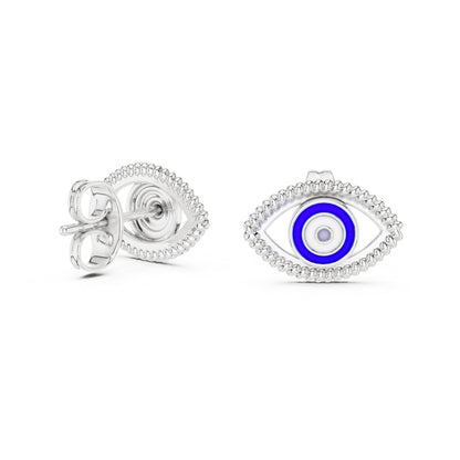 Round Stud Lab Grown Diamond Earrings